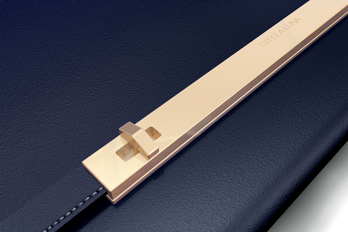 Female bag，Metallic texture，