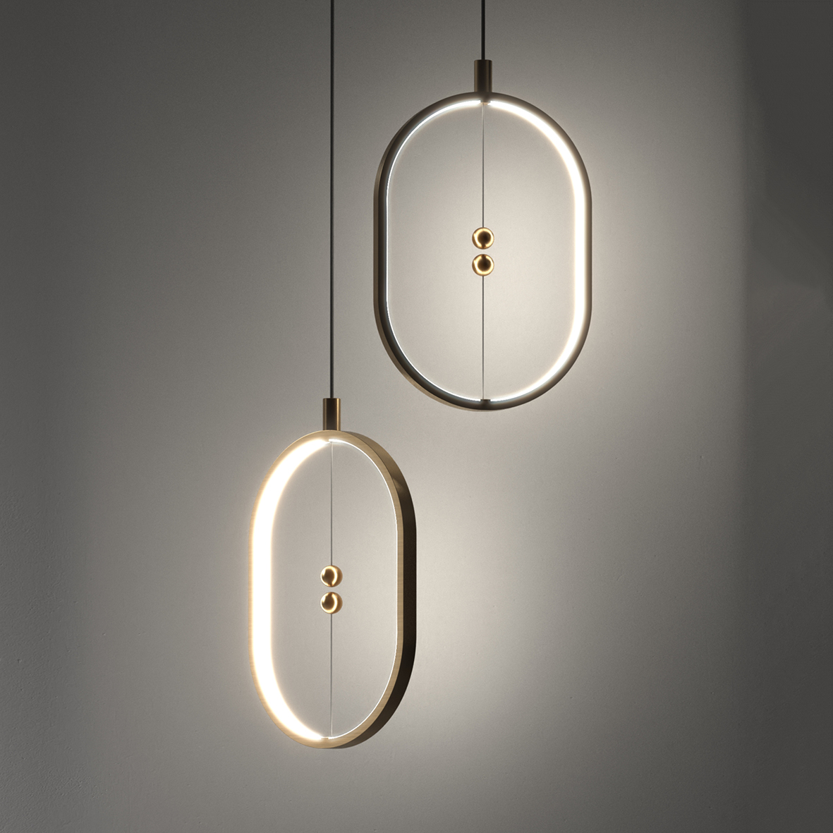 a chandelier，lamps and lanterns，Balance lamp，