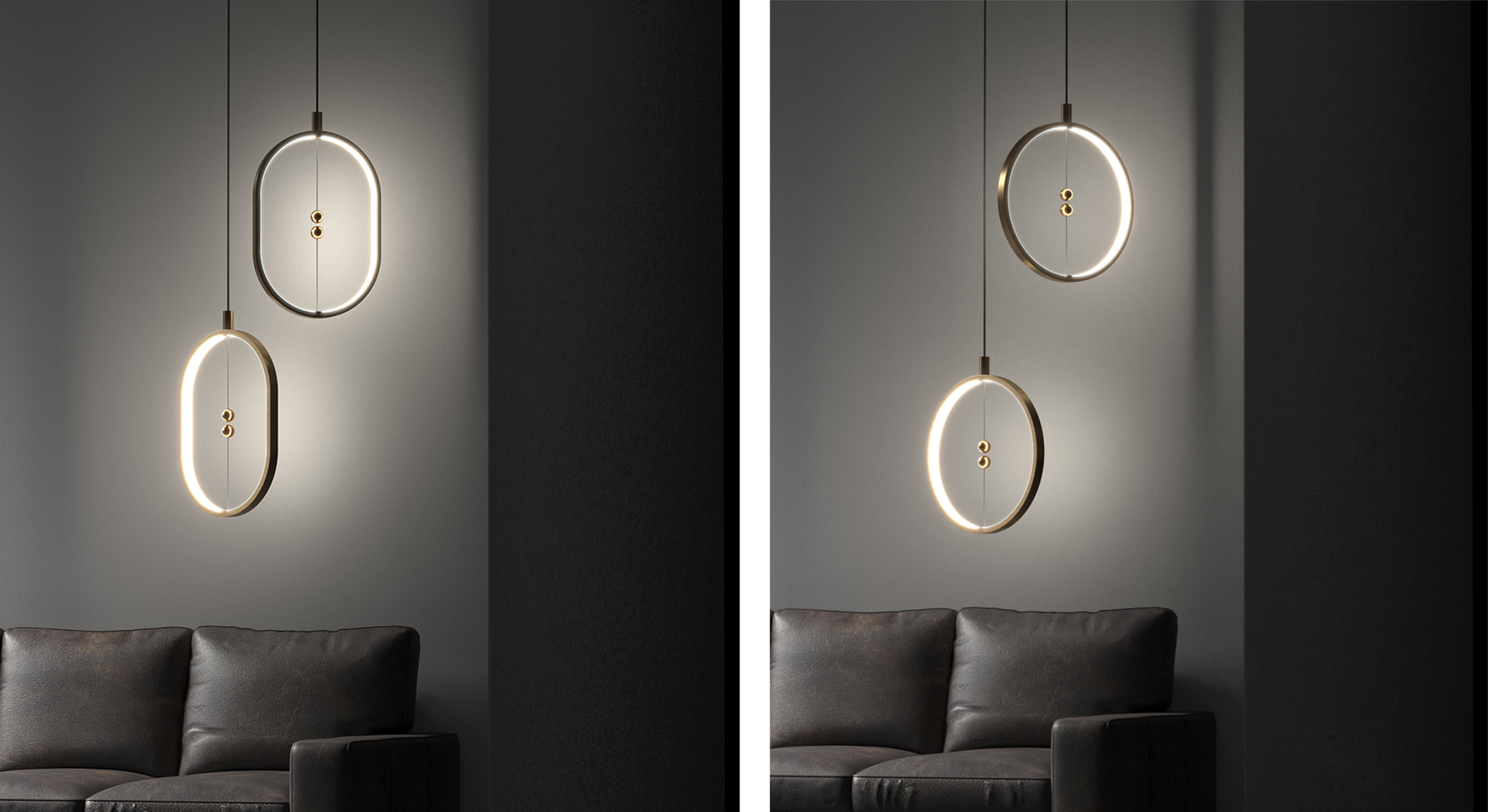 a chandelier，lamps and lanterns，Balance lamp，