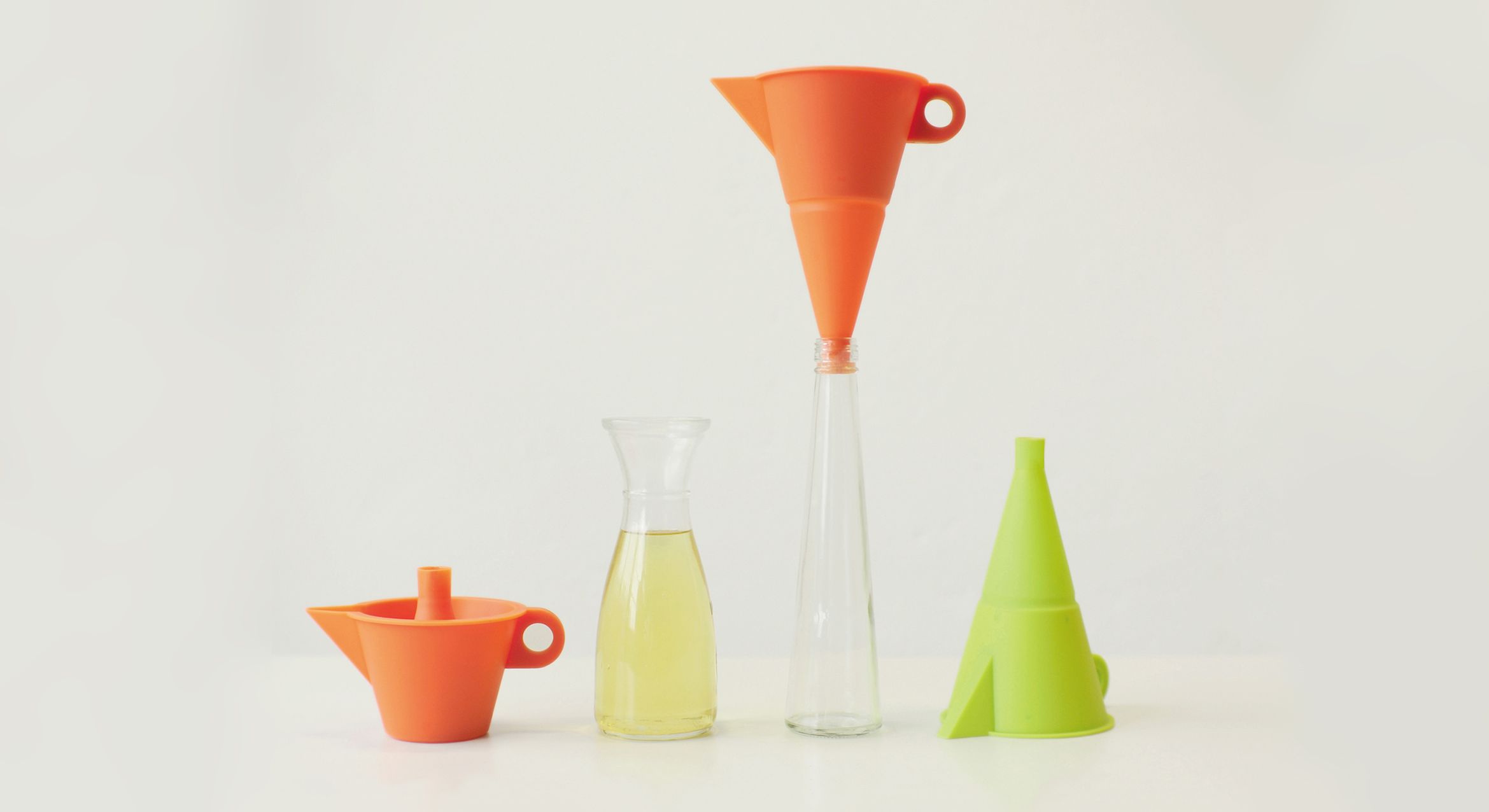 Funnel oil jug，two-in-one，funnel，Oil pot，