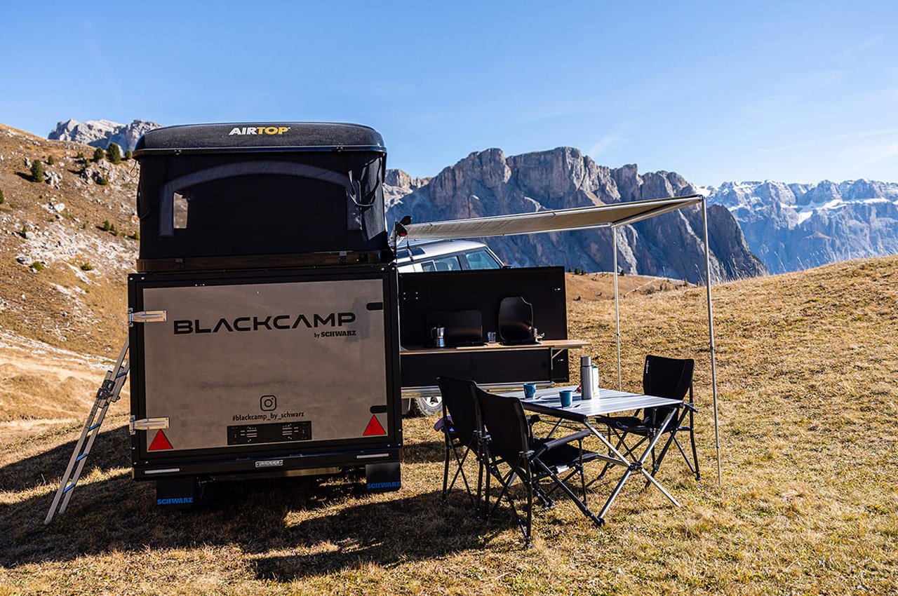 Camping Trailer，industrial design，trailer，vehicle，vehicle，