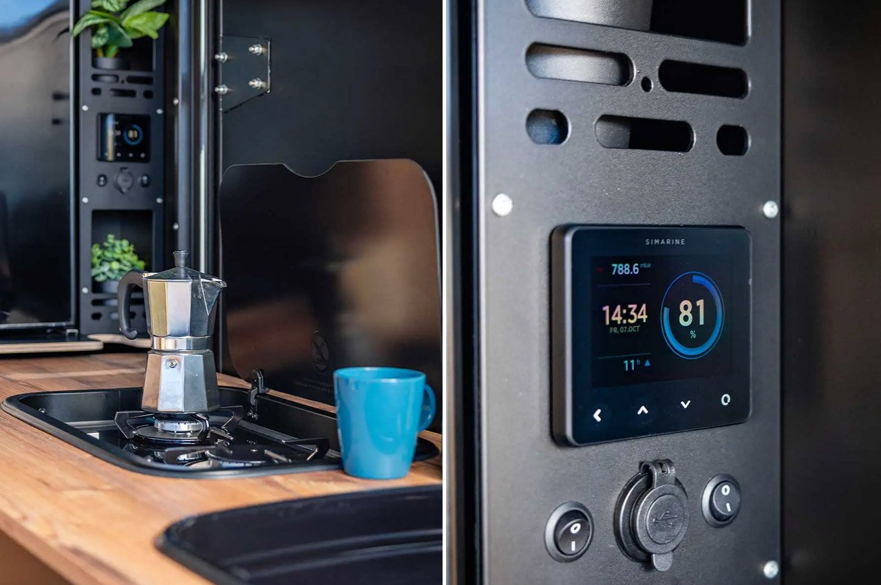 Camping Trailer，industrial design，trailer，vehicle，vehicle，