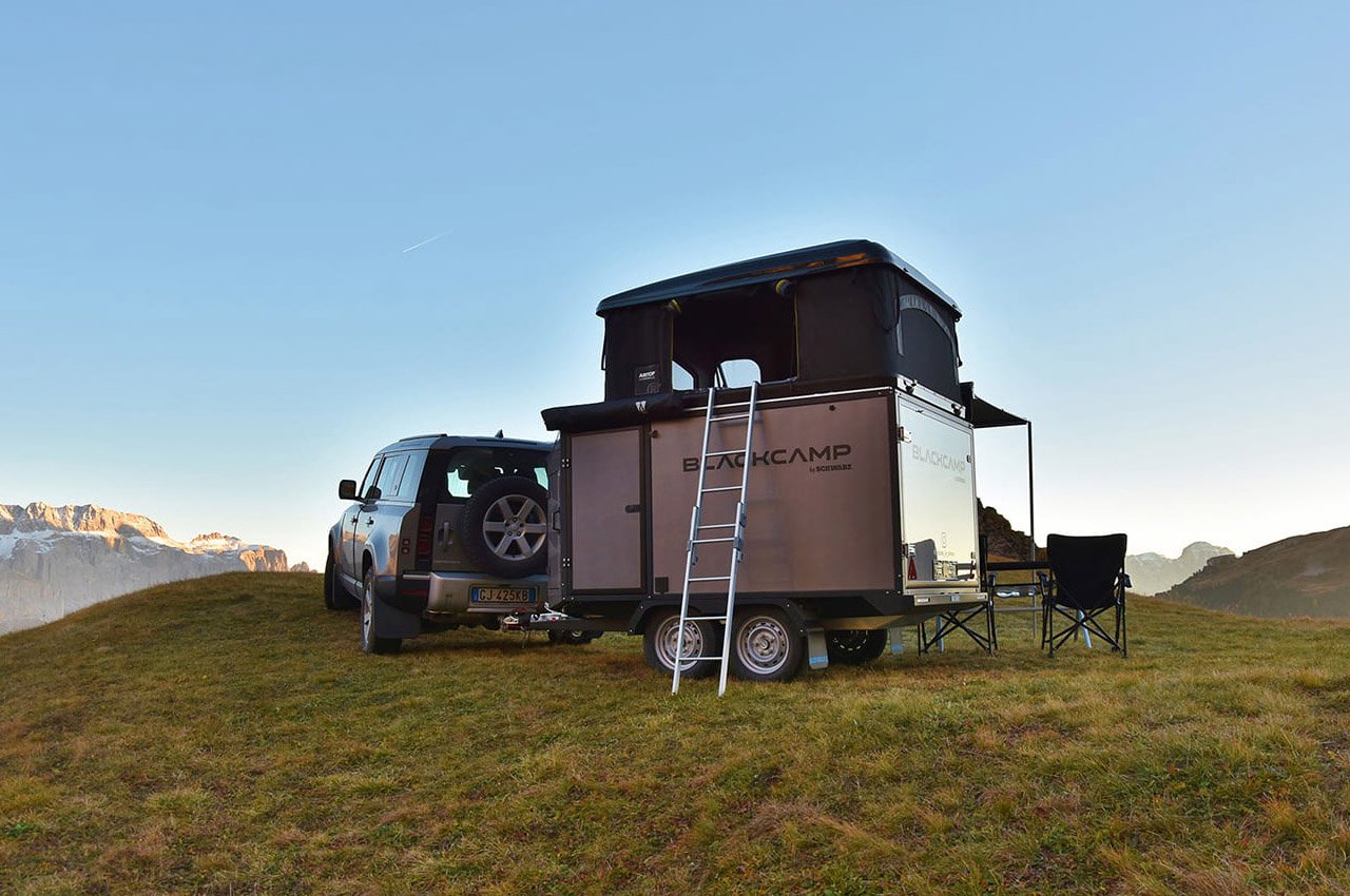 Camping Trailer，industrial design，trailer，vehicle，vehicle，