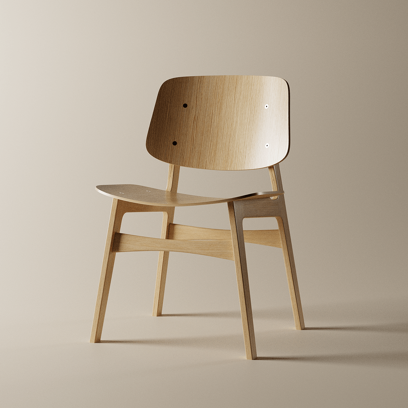 椅子，木质，简约，