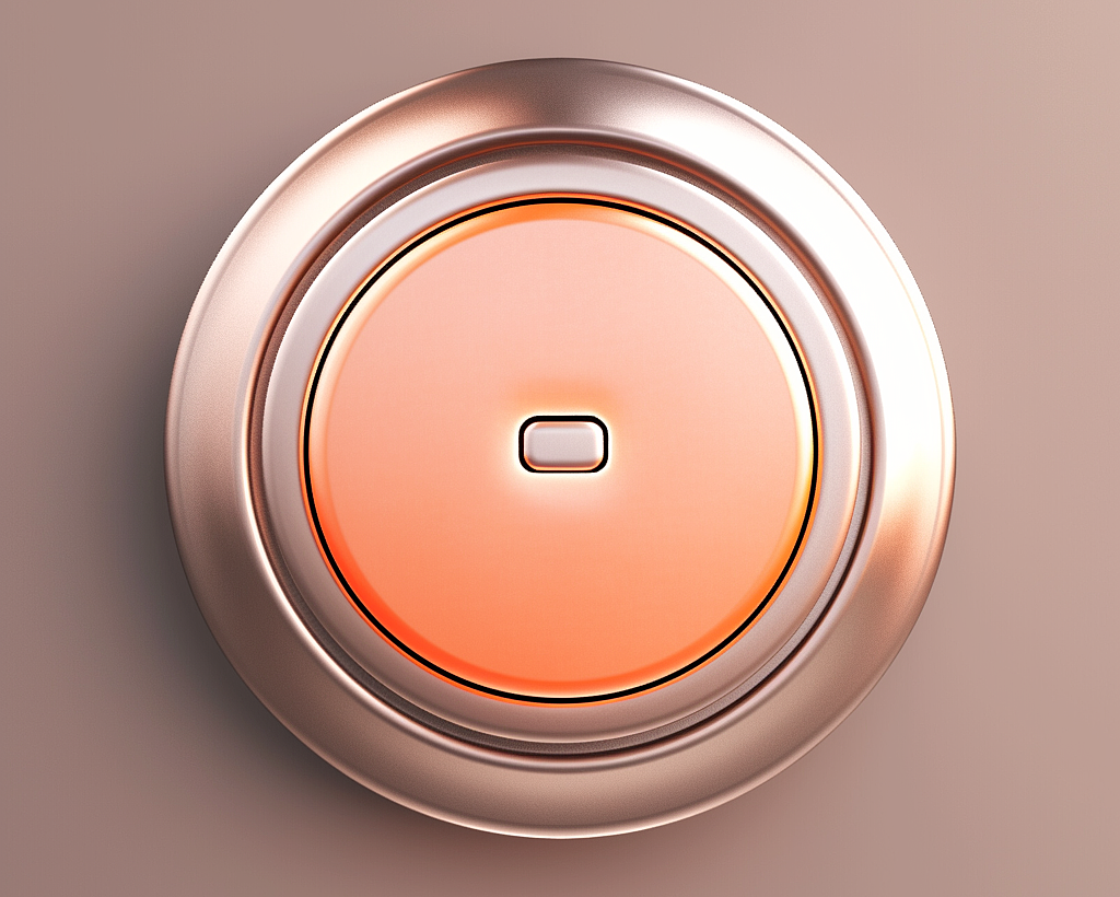 Knob, Key, Metal，
