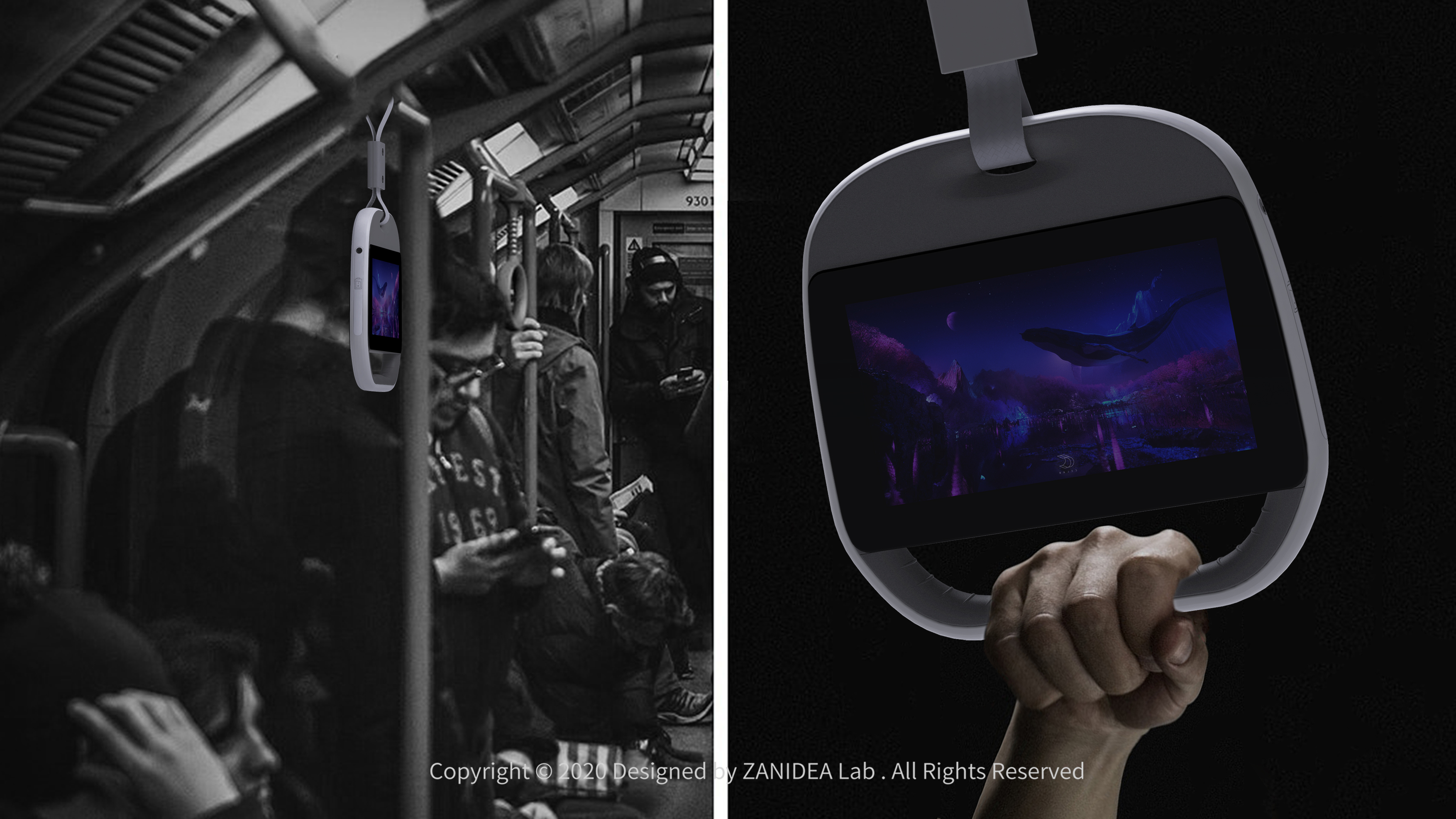 Innovative multi-function advertising screen，