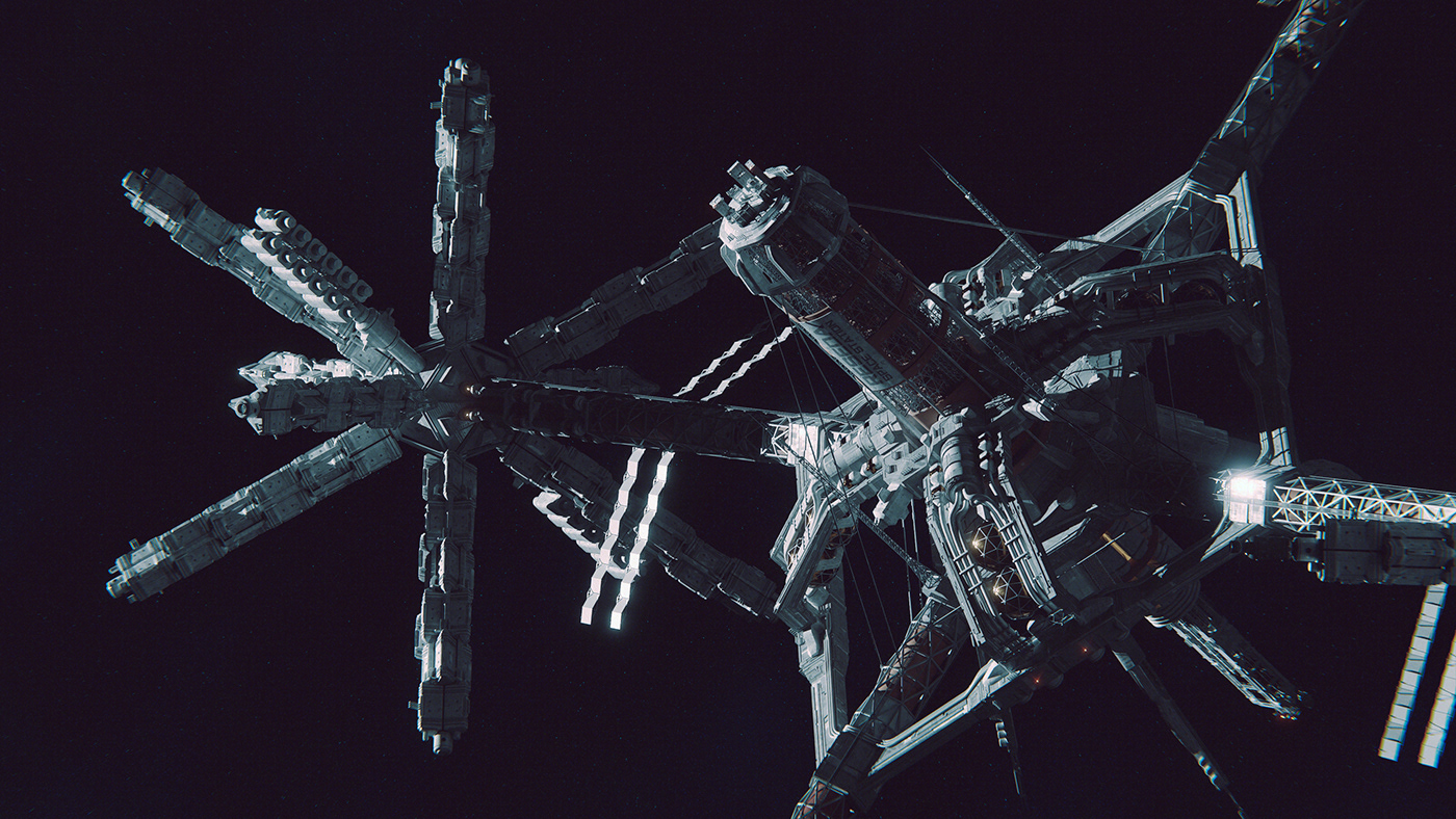 Reseda，space station，