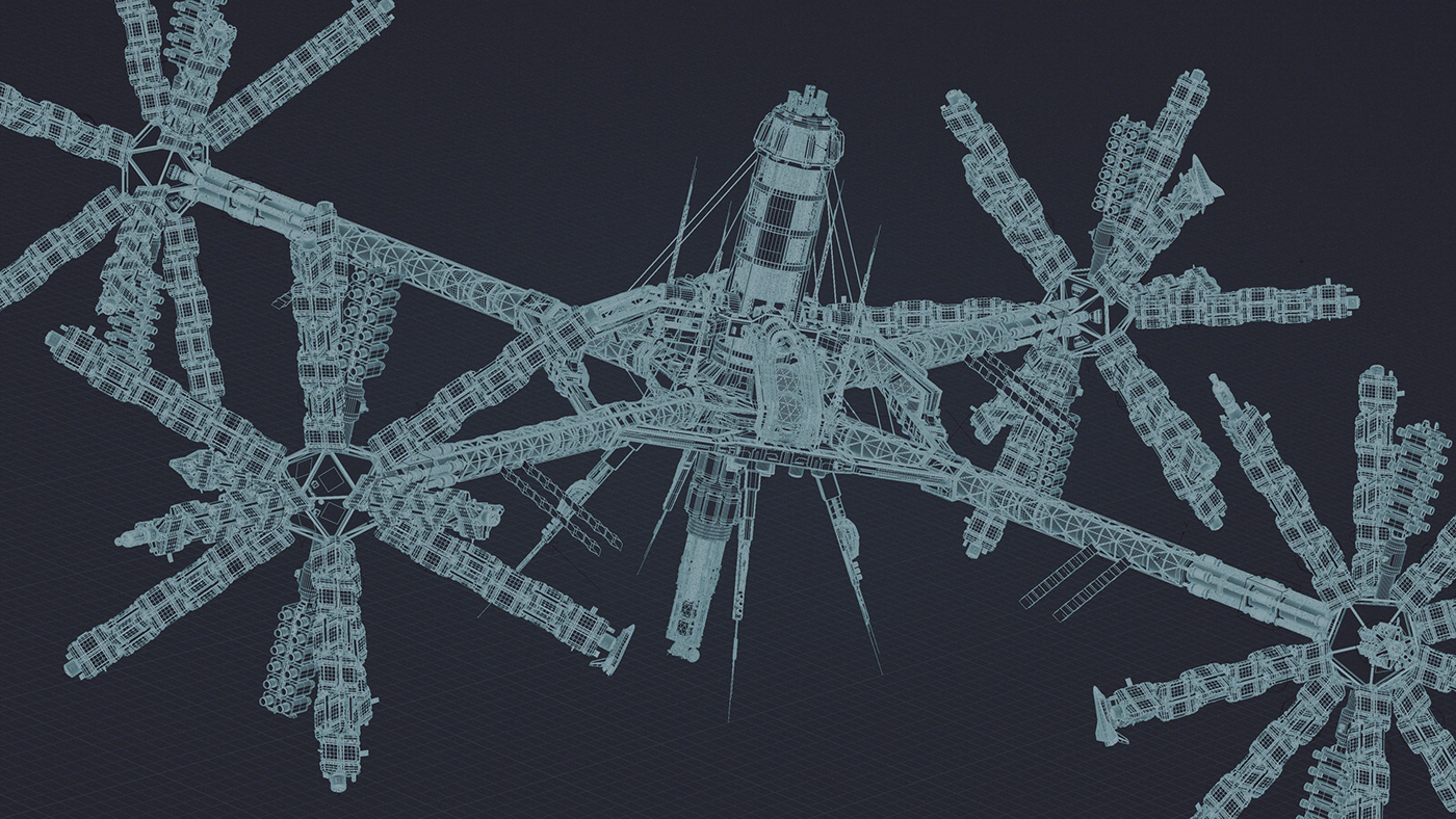 Reseda，space station，