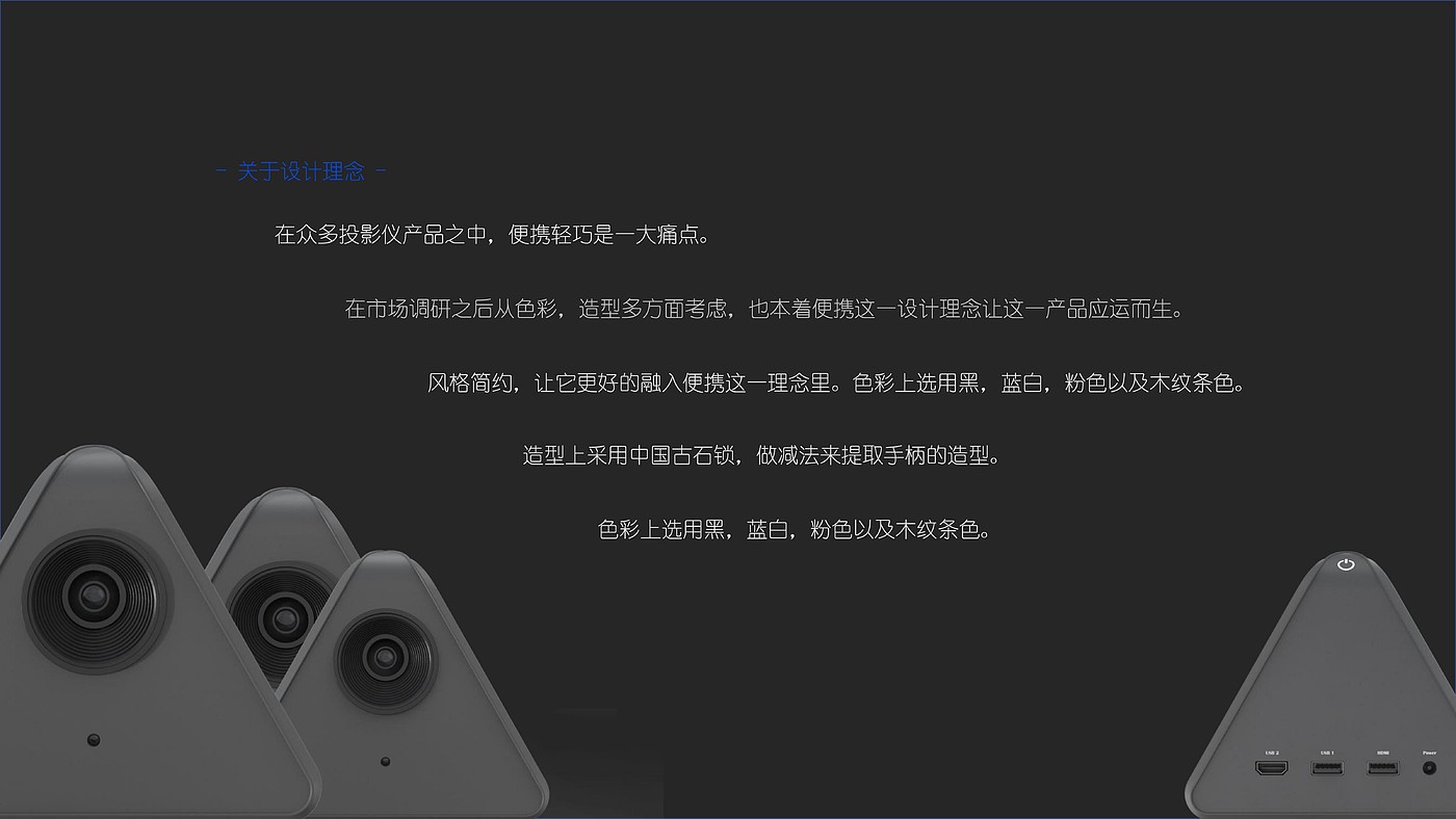 Bionics Design ，Projector，Portable，