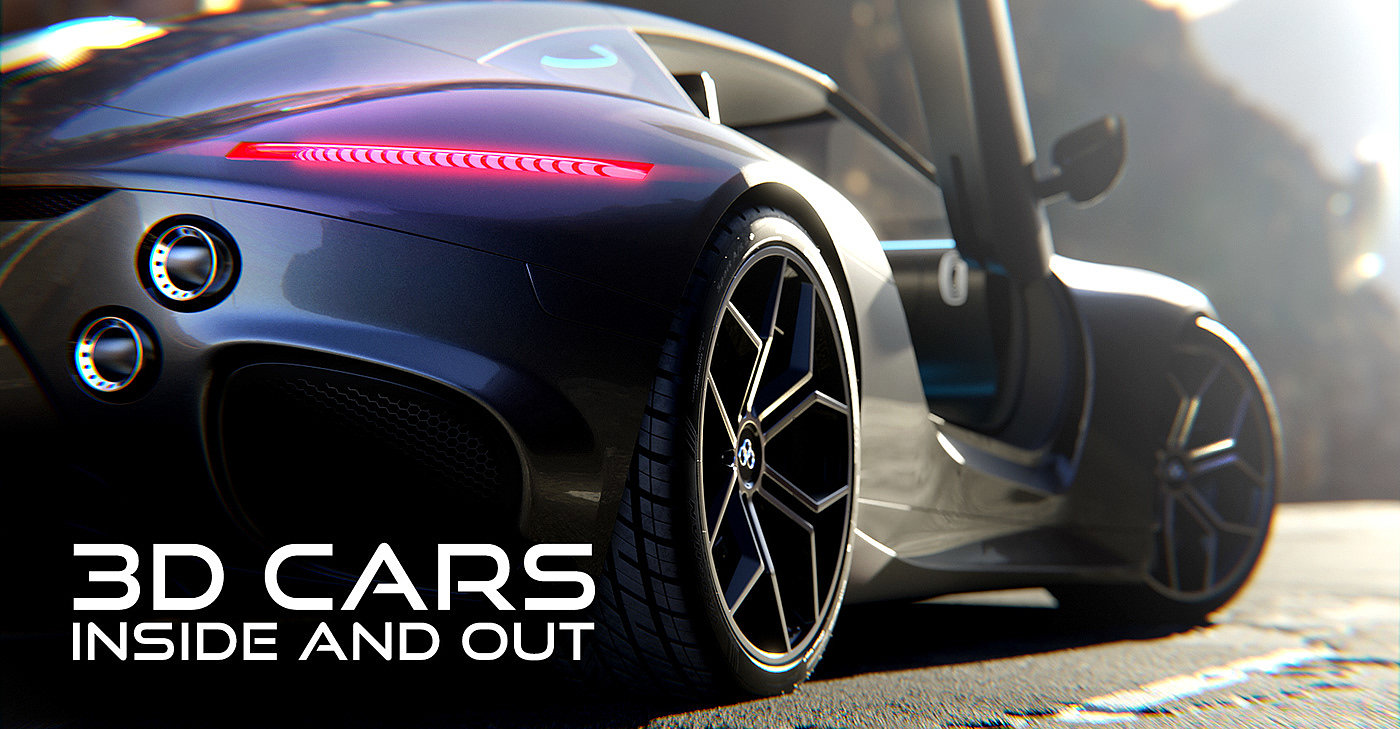3D car，3D modeling，cgi，