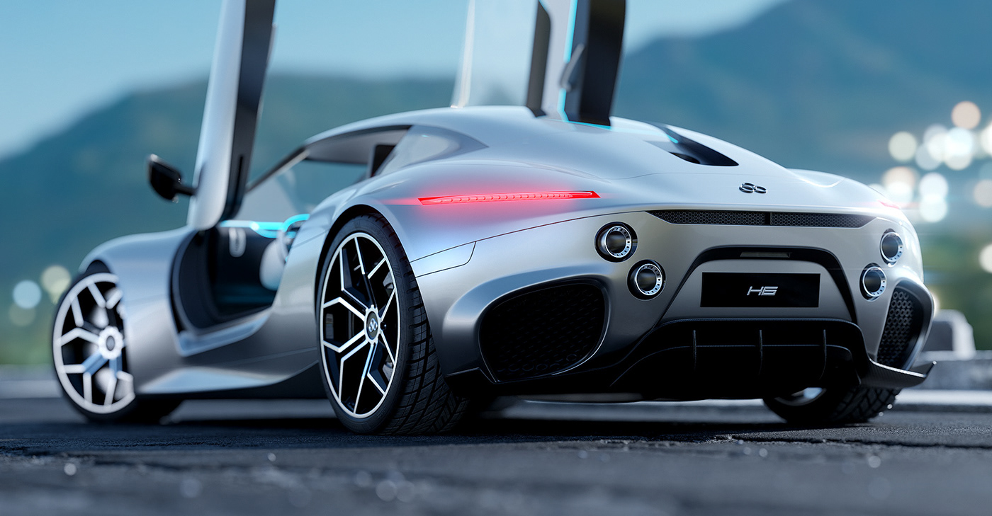 3D car，3D modeling，cgi，