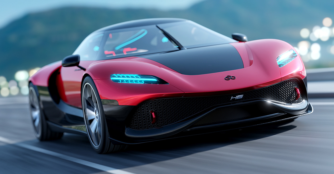 3D car，3D modeling，cgi，