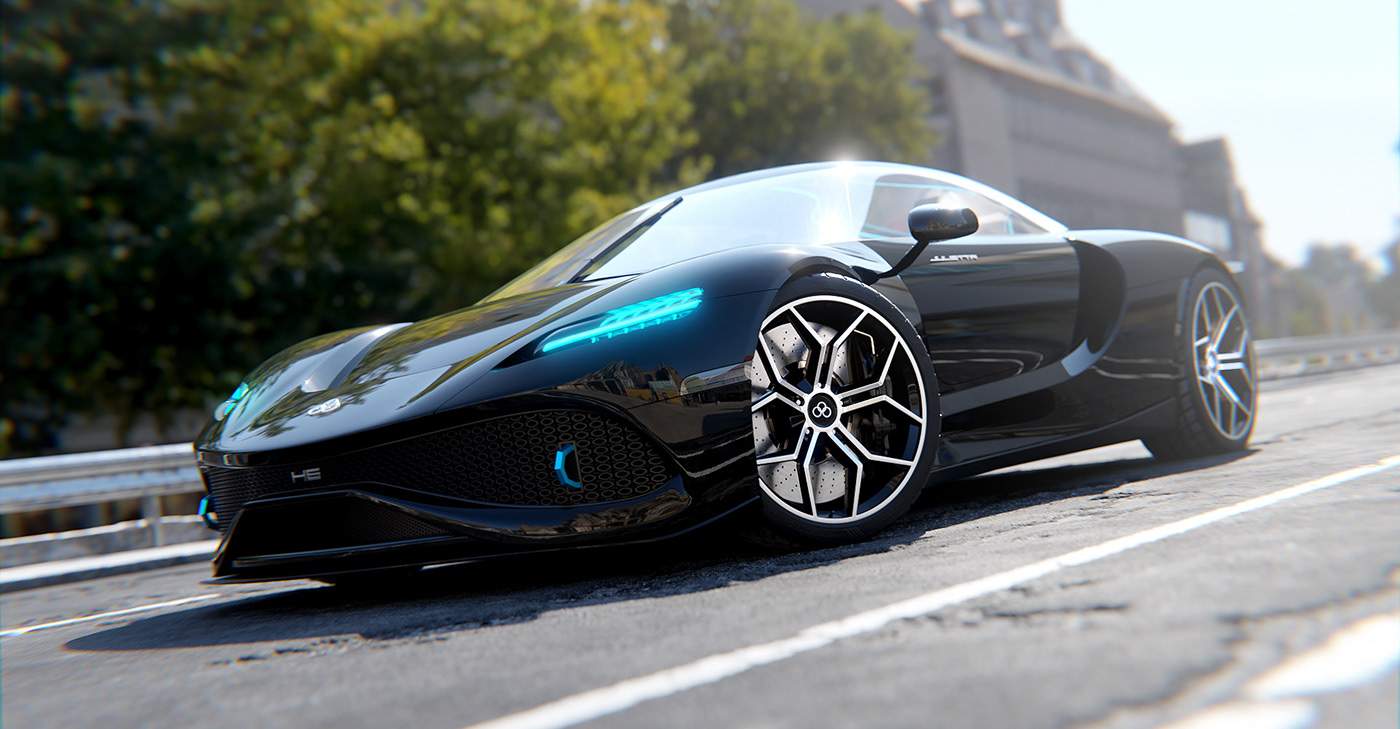 3D car，3D modeling，cgi，
