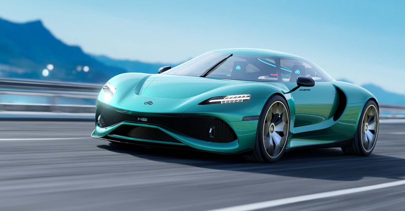 3D car，3D modeling，cgi，