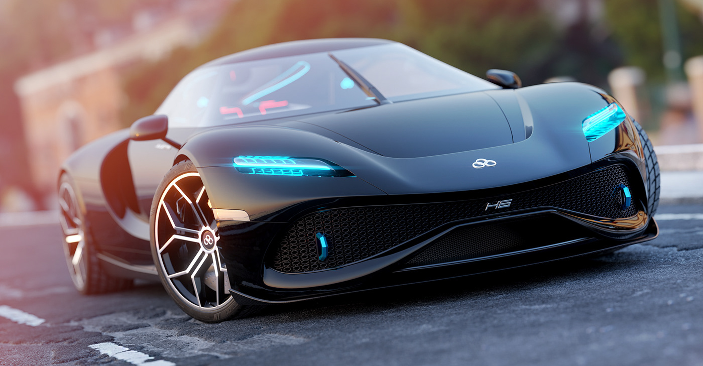 3D car，3D modeling，cgi，