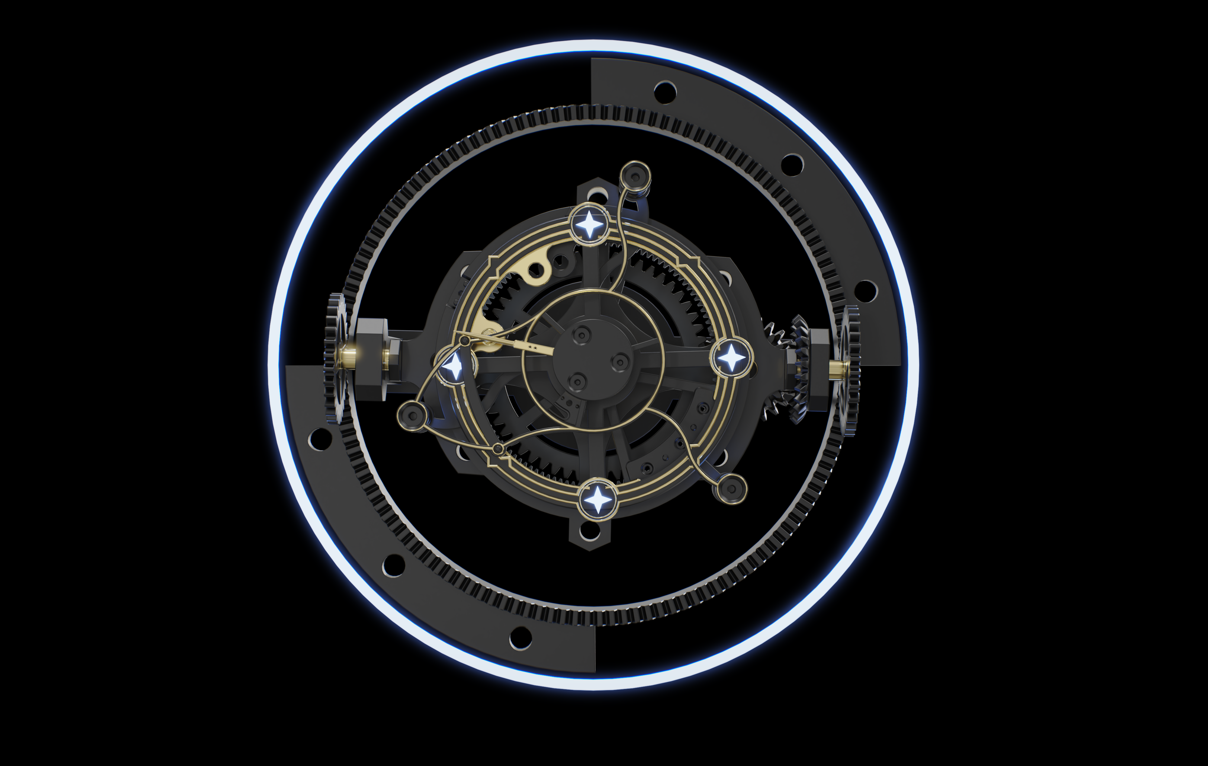 mechanism motion simulation，I Believe，keyshot，Gear set，mechanism motion simulation，