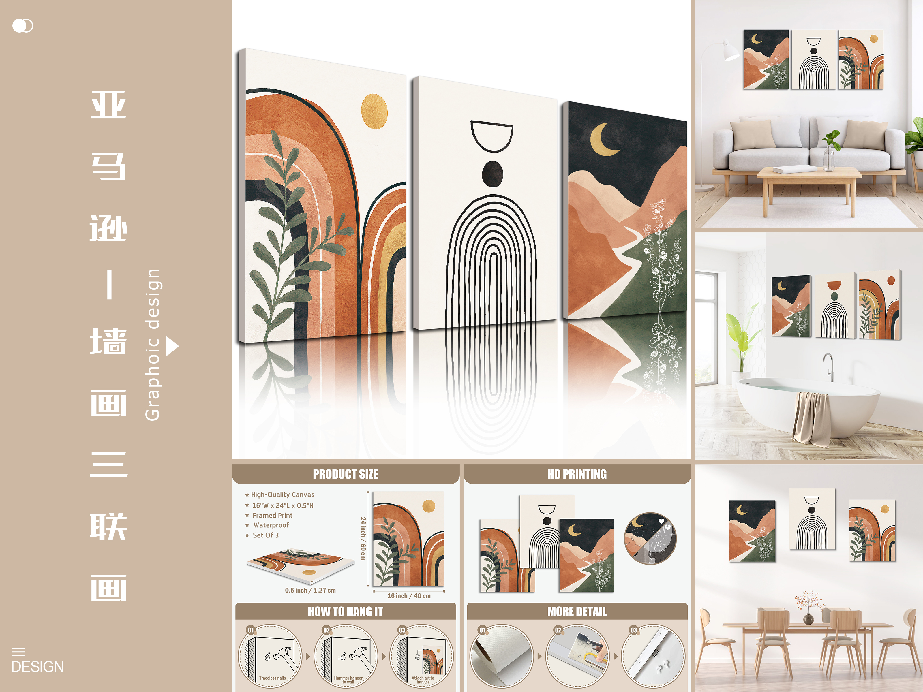 wall painting，photoshop，