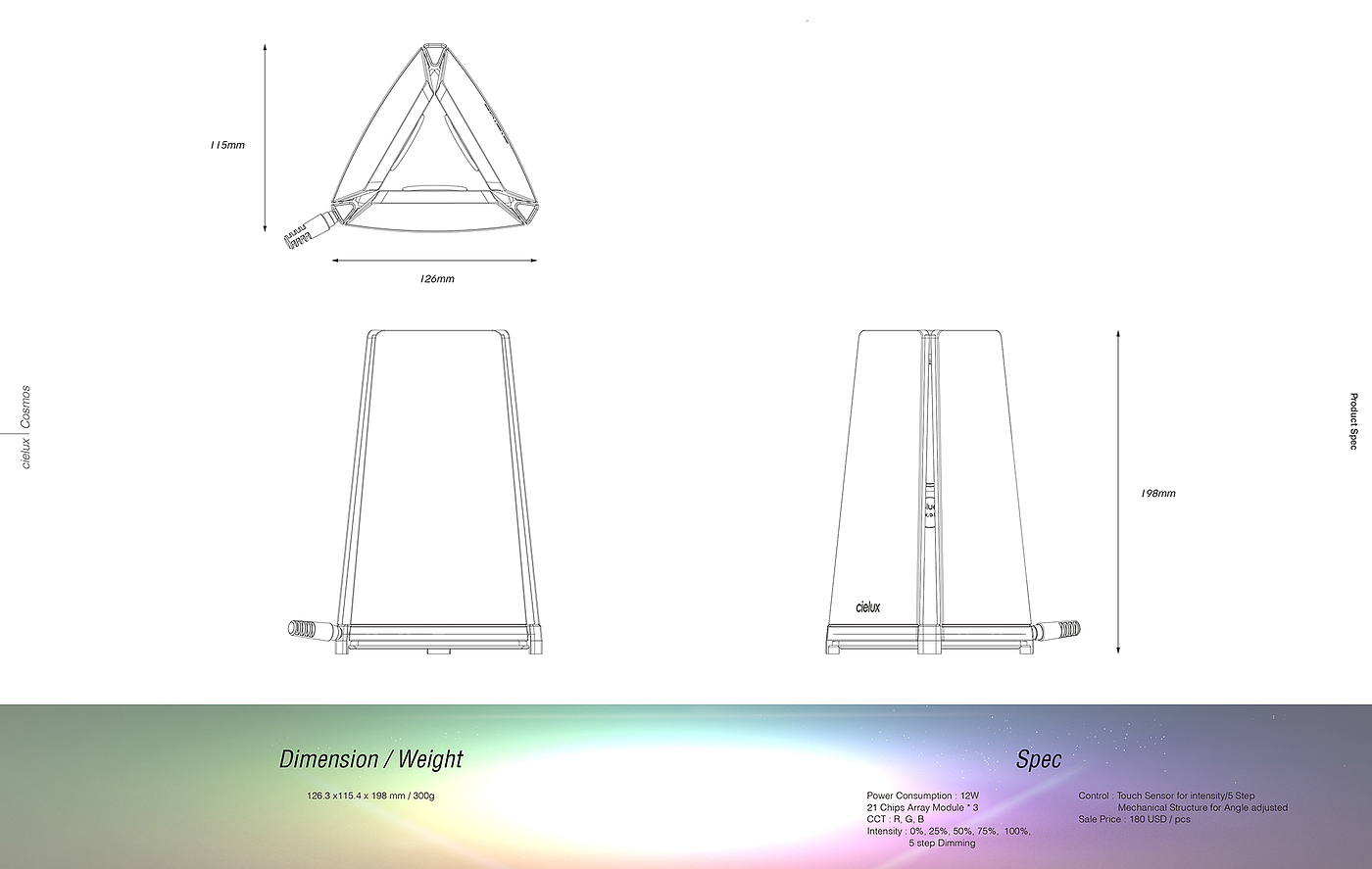 universe，Lamp design，