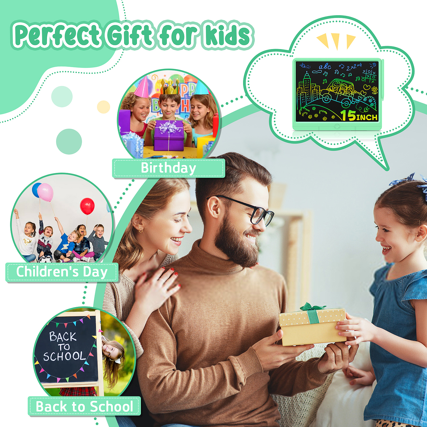 Children's tablet，Toys，keyshot，photoshop，Amazon Main A，