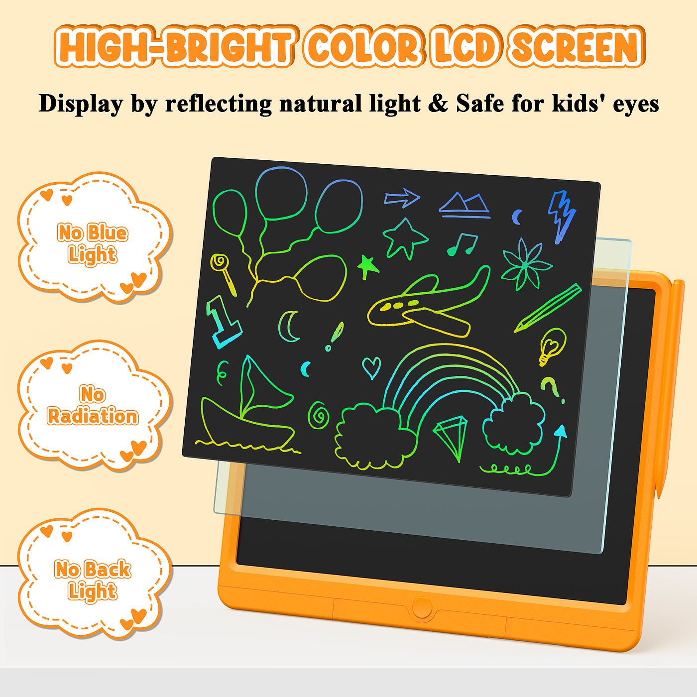 Children's Toys，Handwriting board，keyshot，photoshop，Amazon Main A，