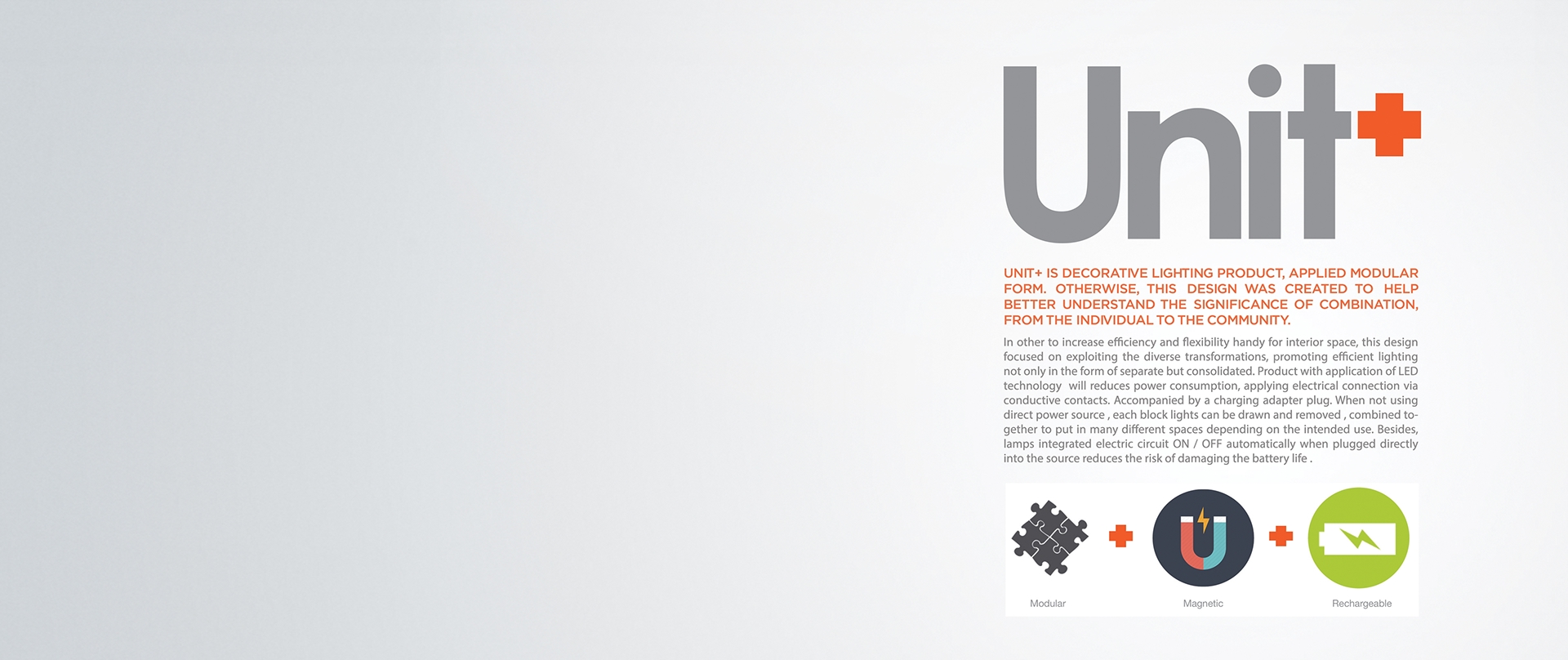 -Unit+，Lamp design，Combination design，