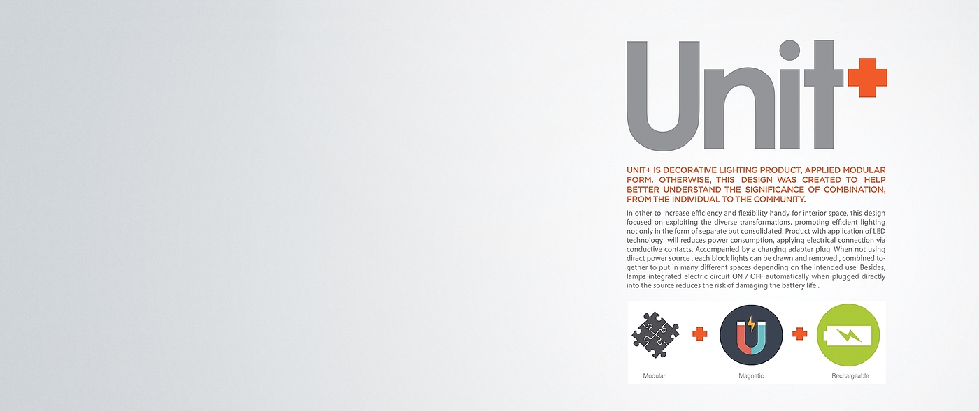 -Unit+，Lamp design，Combination design，