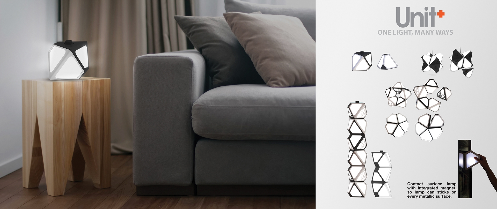 -Unit+，Lamp design，Combination design，