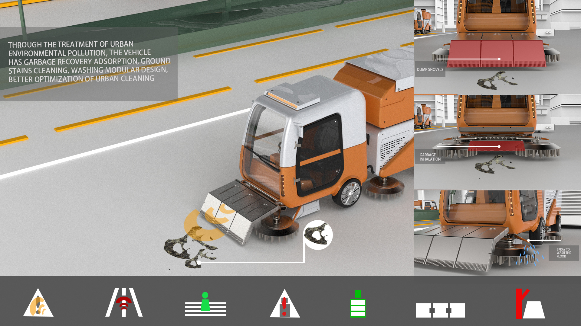 Urban transportation，Future cleaning，modularization，science and technology，