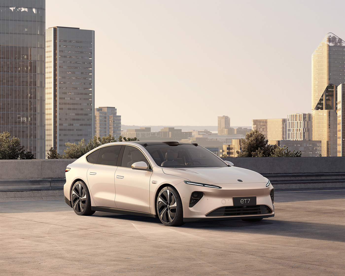 NIO ES7，electric vehicle，3d，industrial design，