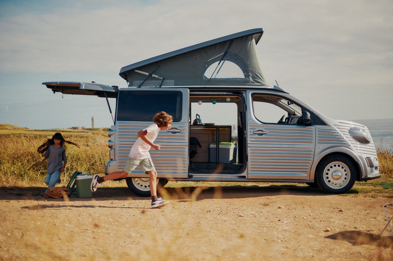 Campervan，Citroen，industrial design，Pop-up roof，