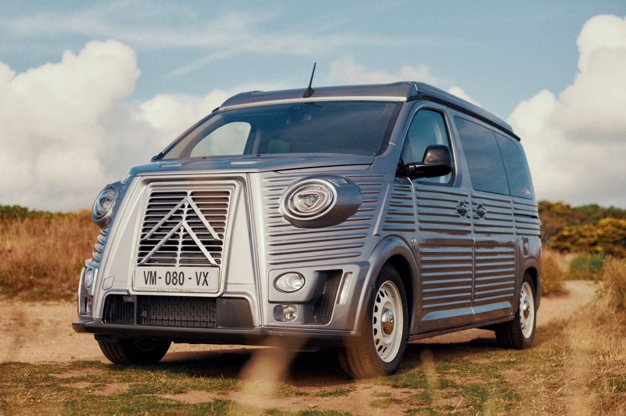 Campervan，Citroen，industrial design，Pop-up roof，