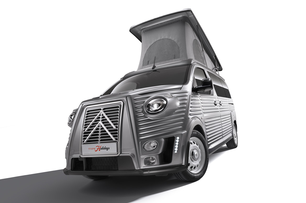 Campervan，Citroen，industrial design，Pop-up roof，