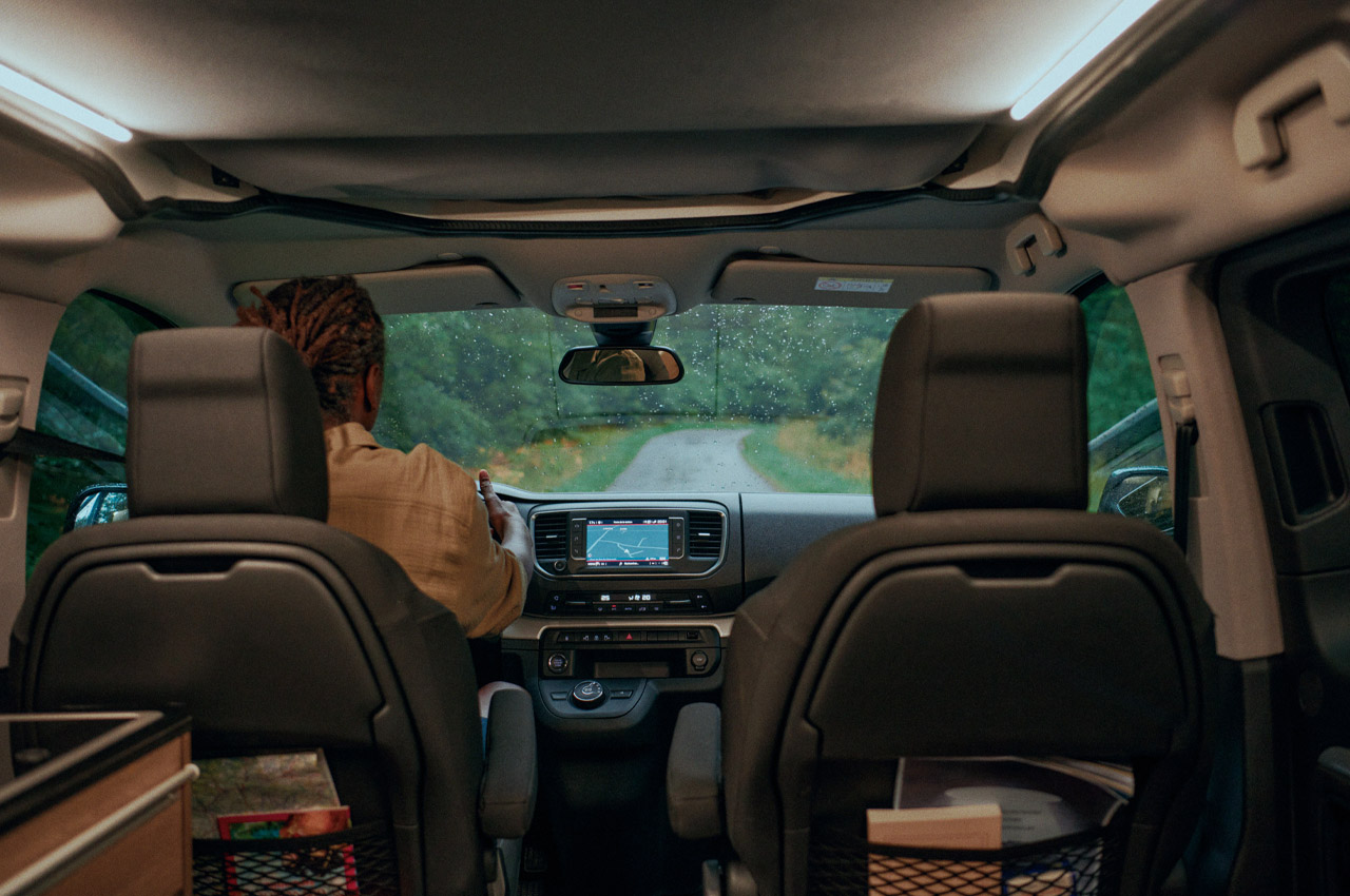 Campervan，Citroen，industrial design，Pop-up roof，