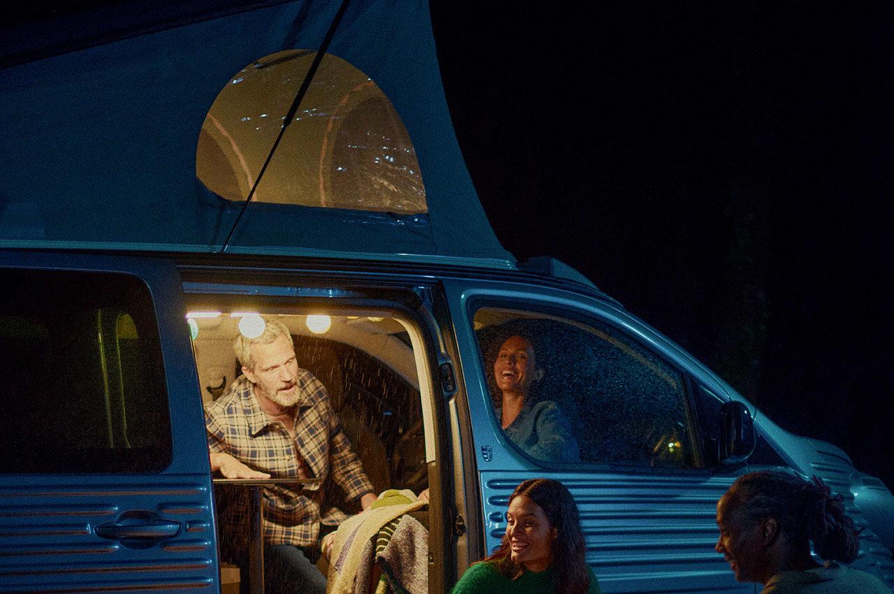 Campervan，Citroen，industrial design，Pop-up roof，