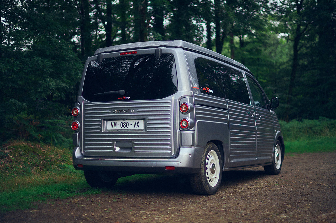 Campervan，Citroen，industrial design，Pop-up roof，