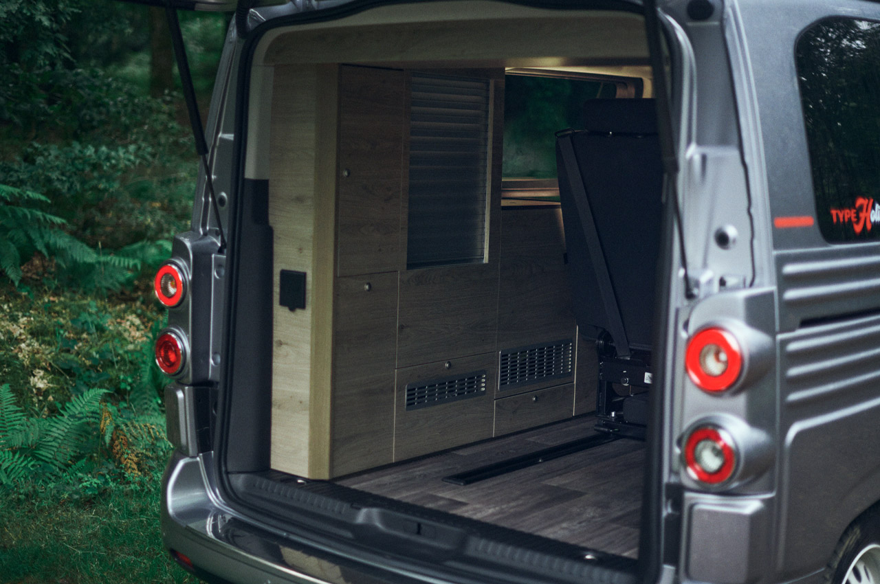 Campervan，Citroen，industrial design，Pop-up roof，