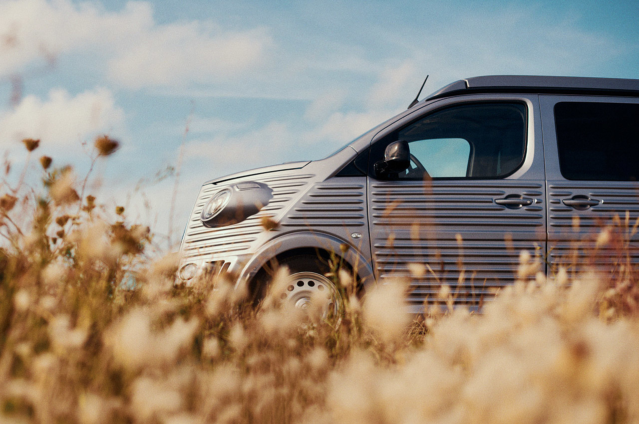 Campervan，Citroen，industrial design，Pop-up roof，