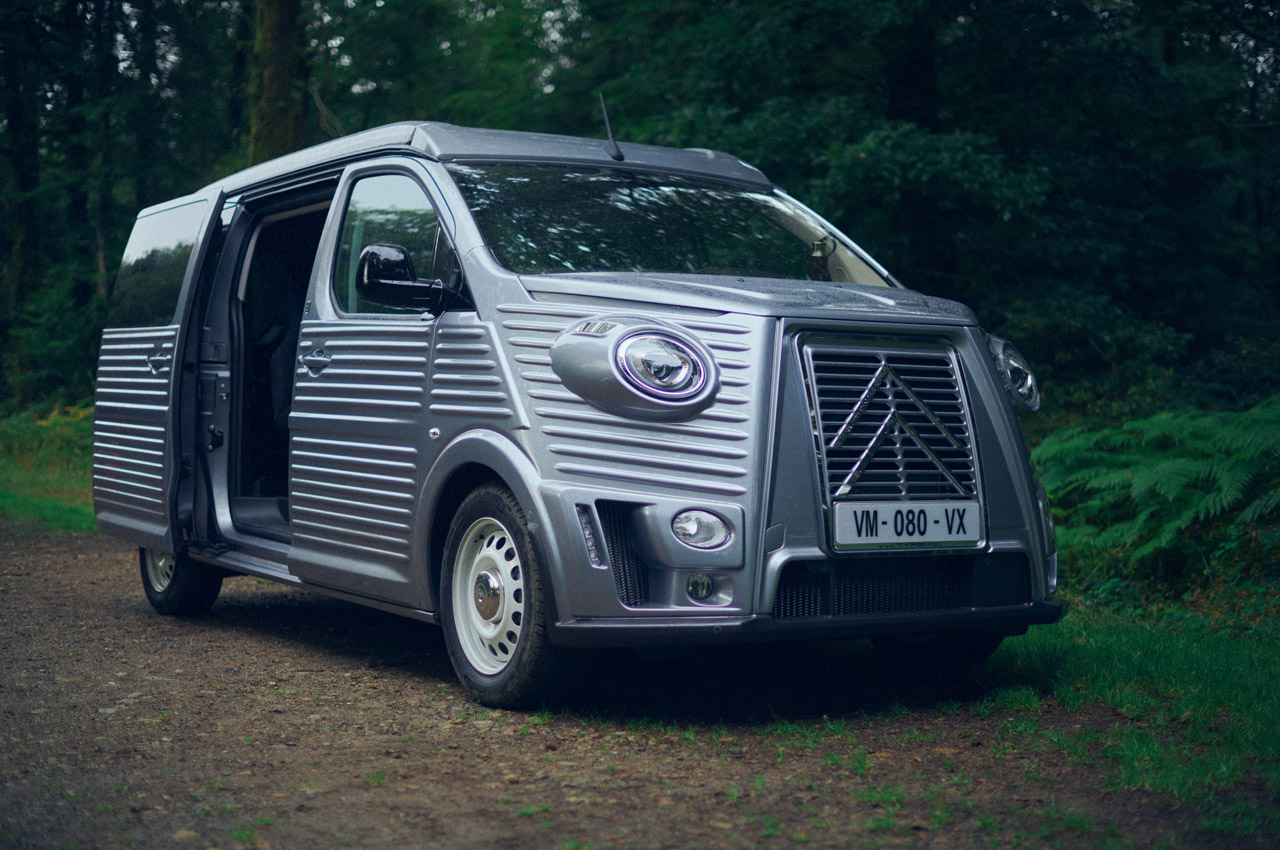 Campervan，Citroen，industrial design，Pop-up roof，