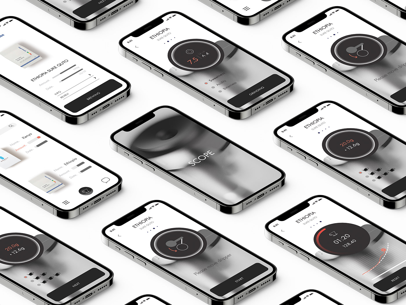 Coffee machine，product design，modern，