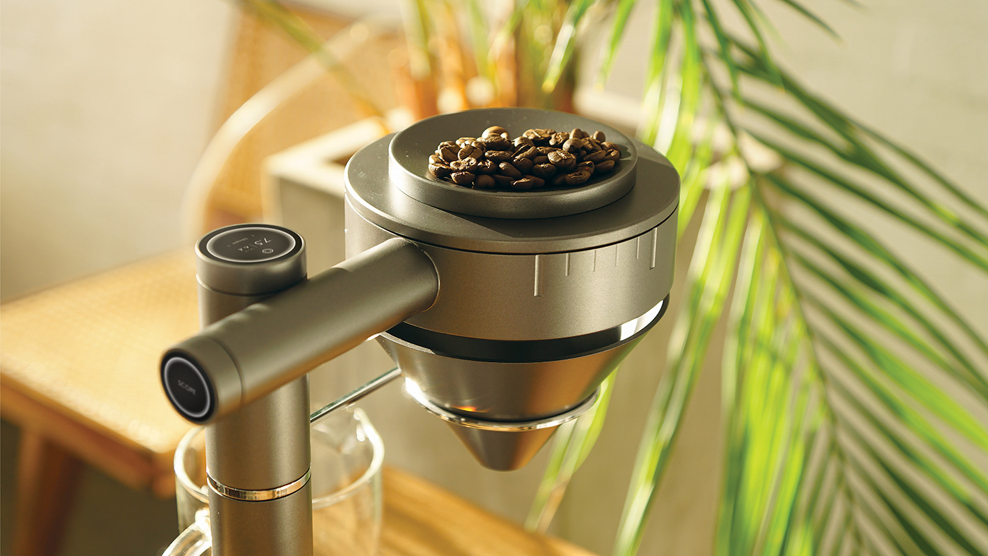 Coffee machine，product design，modern，