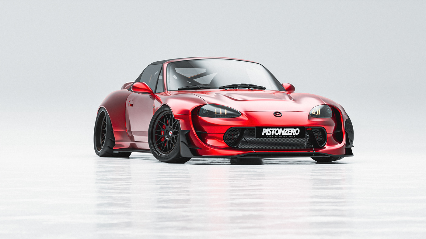 mazda，Pistonzero，Miata，Sports car，