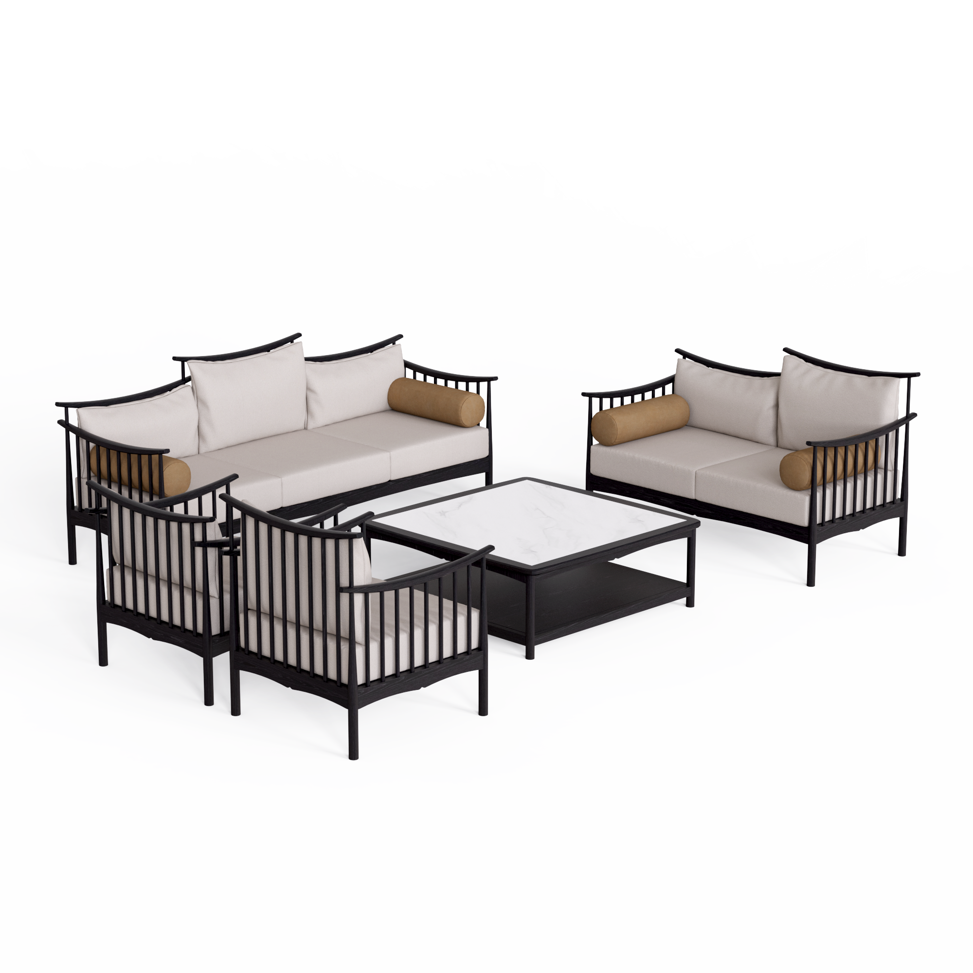 Solid wood furniture，New Chinese style，sofa，modern，Oriental Aesthetics，Buddhist mood，tradition，