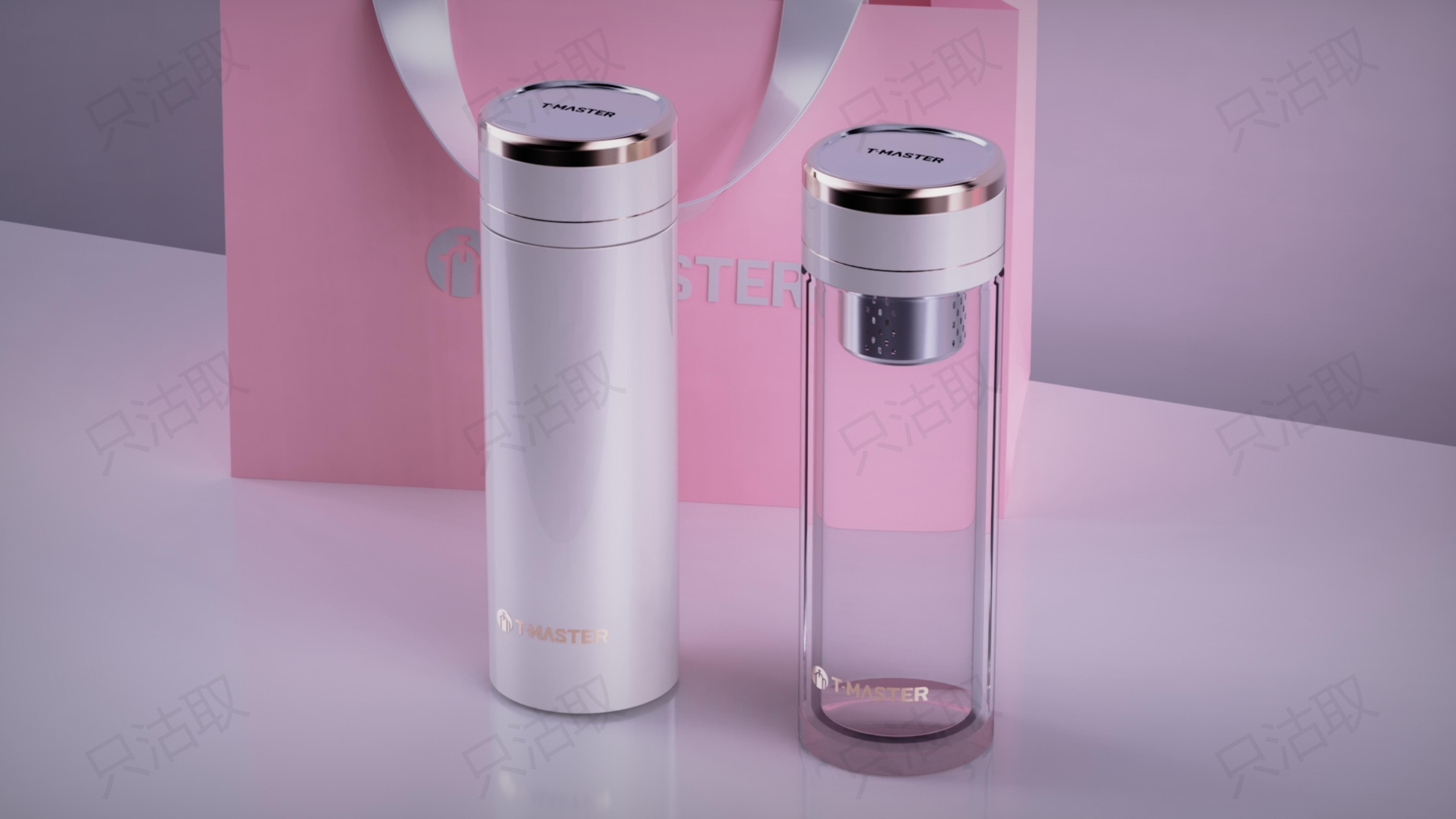 Tea cup，vacuum cup，flower receptacle，product design，Cup and pot design，