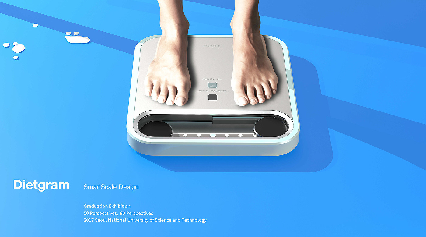 Dietgram，Body fat scale，product design，