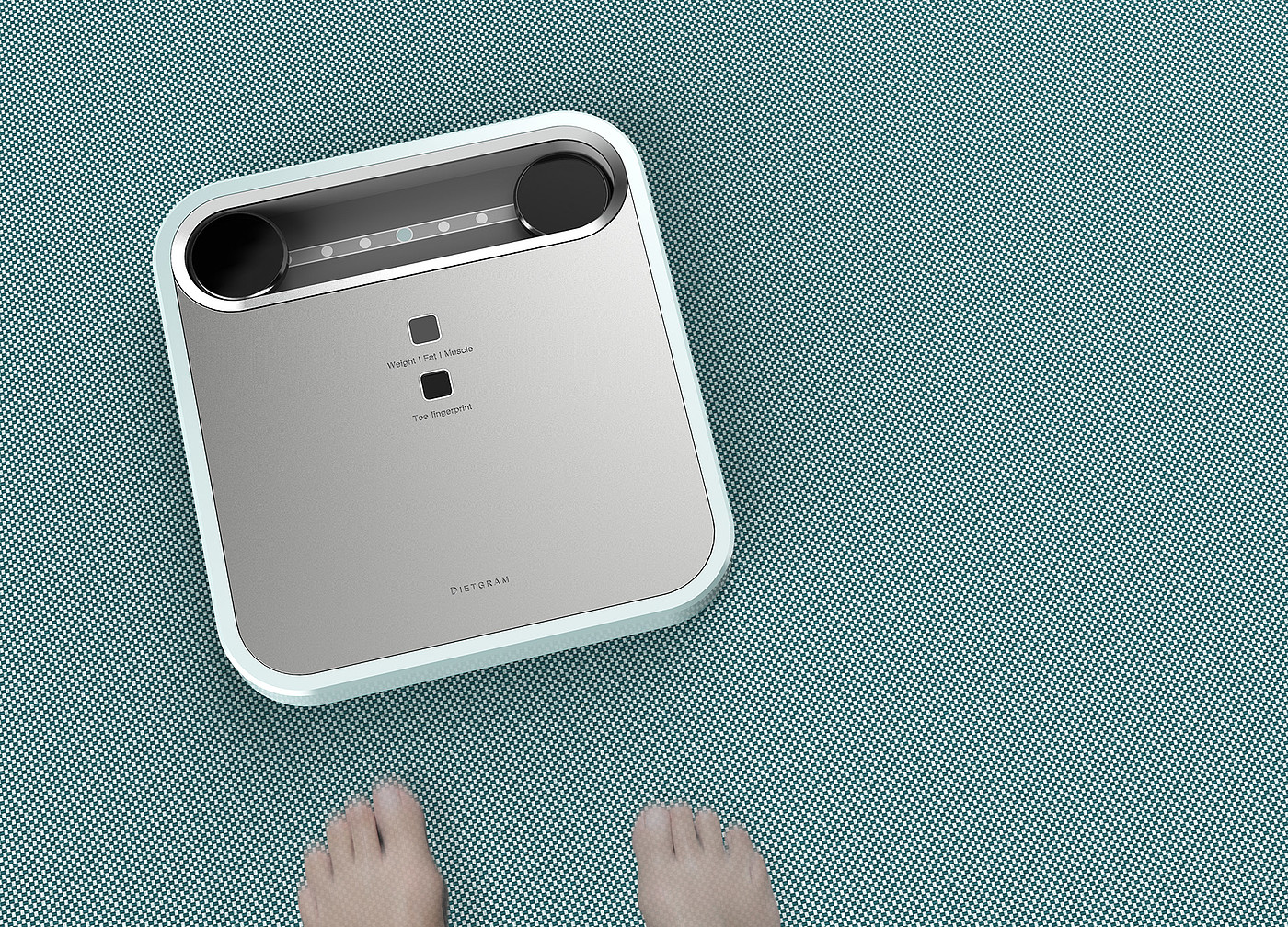 Dietgram，Body fat scale，product design，