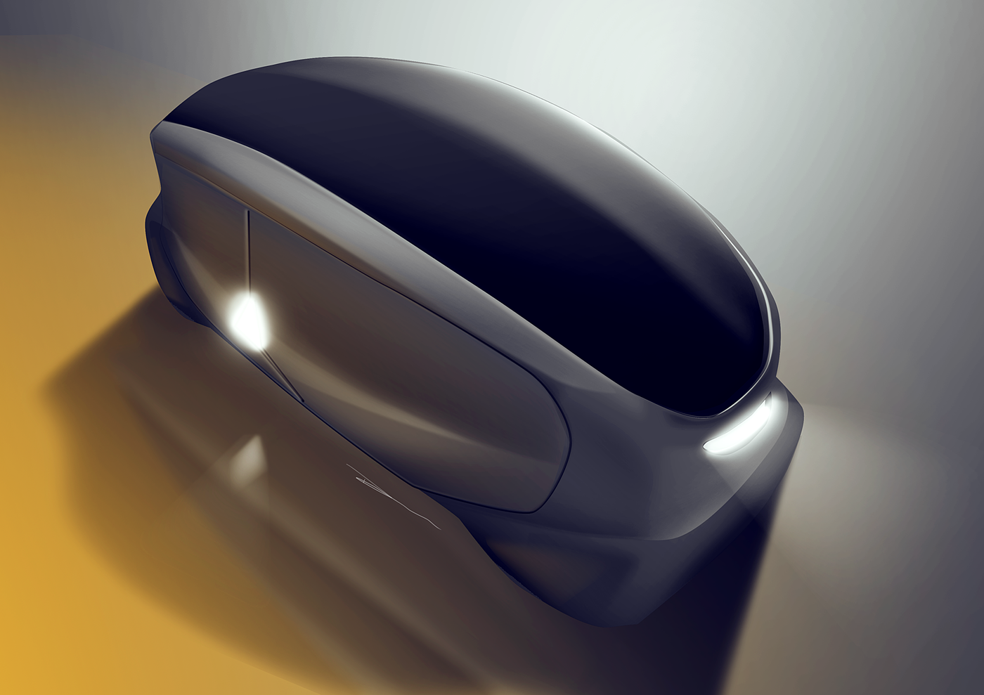 Renault Open，Automobile design，sketch，Future concept，