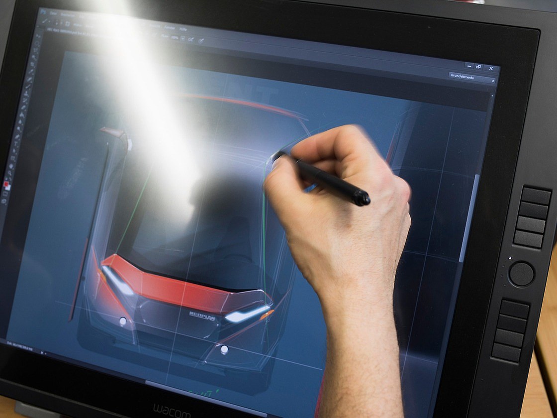 Computer hand drawing，Automobile design，Automatic design，