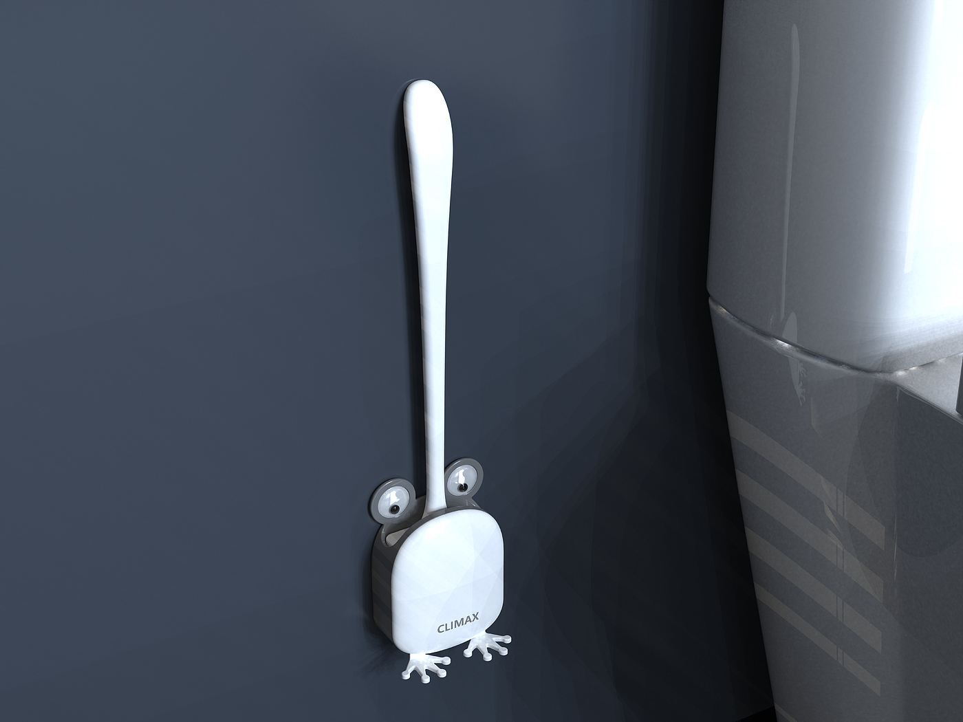 Toilet brush，frog，