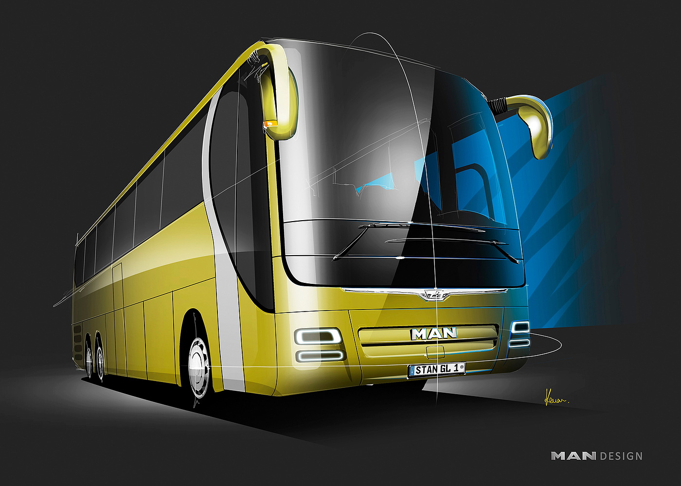 Computer hand drawing，Automobile design，Automatic design，
