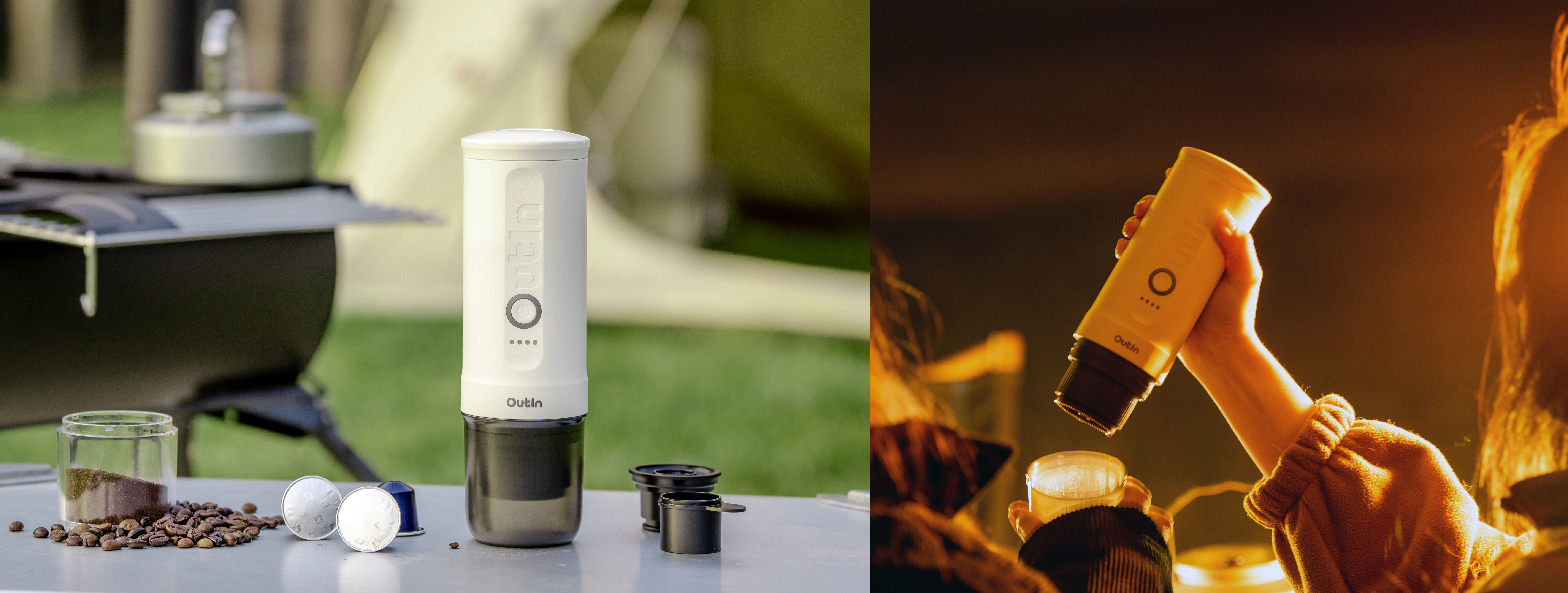 outdoors，Coffee machine，